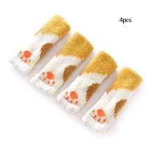 4 шт. мебель ноги носки чехол для ножки стула пол протектор Анти-столкновения стол стул коврик для ног