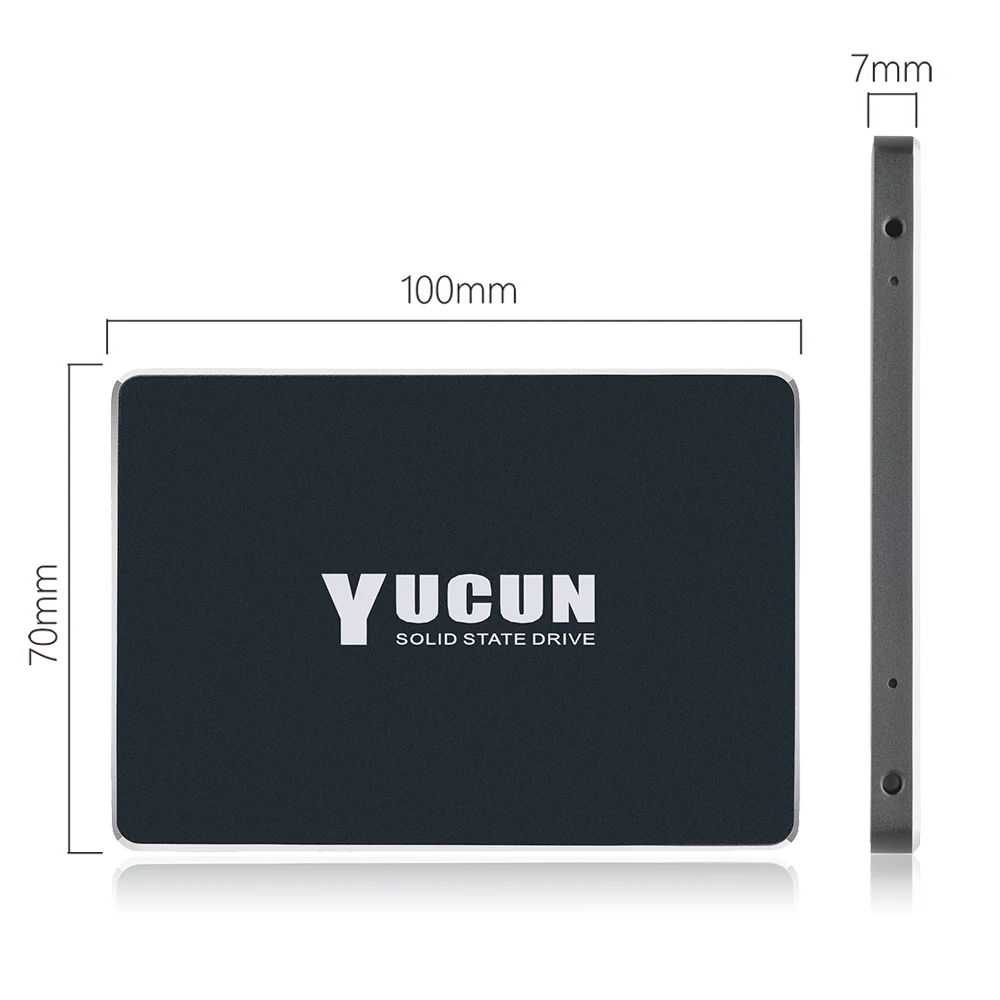 YUCUN SATAIII SSD 480 ГБ Внутренний твердотельный накопитель 2 5 дюймов HDD жесткий диск 500 512