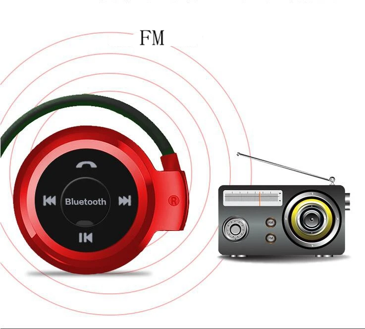 2 Гб карта памяти MINI503 беспроводные Bluetooth наушники Fm радио наушники Спорт Музыка стерео Earpics слот карты Micro SD гарнитура