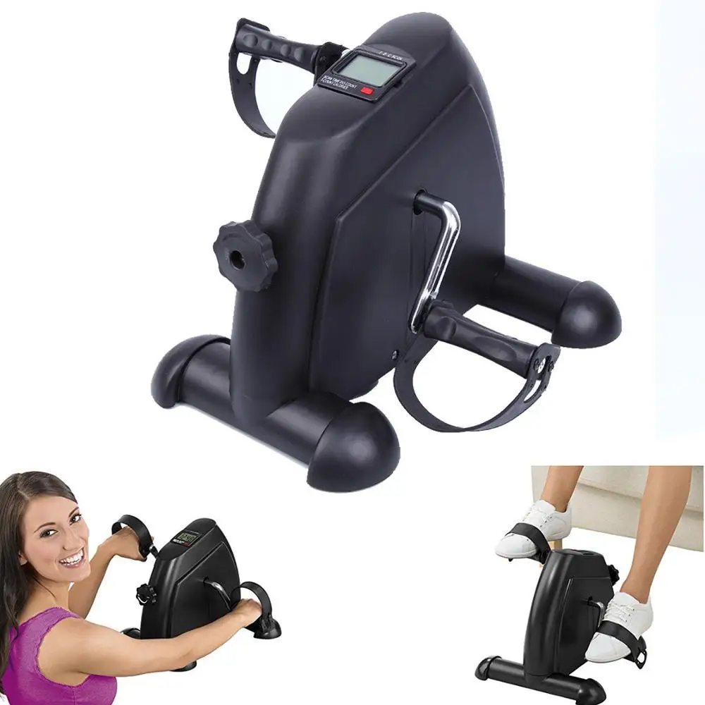 Details about   Samger Foldable Portable Pedal Trainer Arm Leg Cycle Fitness LCD Exercise Bike 