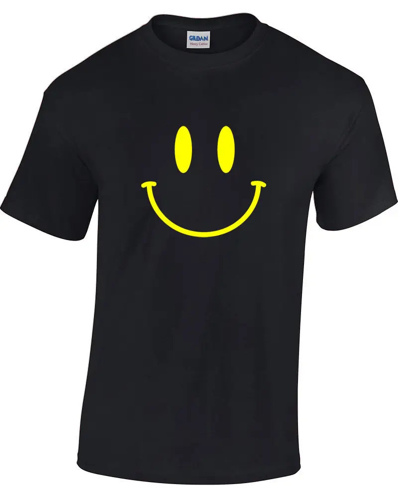 SMILEY FACE T-Shirt Mens Womens Acid 90's retro rave festival house techno base Cool Casual pride t shirt men Unisex New Fashion SMILEY FACE T-Shirt Mens Womens Acid 90's retro rave festival house techno base Cool Casual pride t shirt men Unisex New Fashion