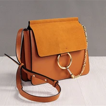 Bohemian Metal Circle Napa Nubuck Genuine Leather Handbags Lady Shoulder Bags Famous Brand Designer Crossbody Bags Day Clutches
