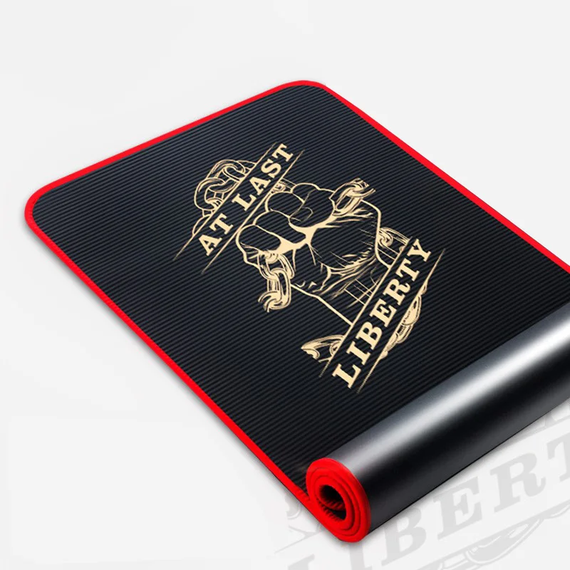 15 mm Thick Men's Yoga Mat Beginner Extended Yoga Blanket Widening 90cm