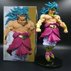 В стиле аниме «Драконий жемчуг зет рисунок dxf Super Saiyan Broly DragonBallZ Broli рисунок Banpresto скульптуры Большой Оригинал фигурку модель