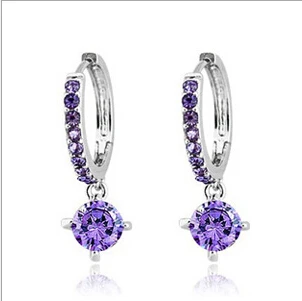 MISANANRYNE Gold color Fashion Austrian Crystal Wedding Hoop Earrings for Women Girls Ladies 2018 New Arrival Jewelry|hoop earrings women|fashion