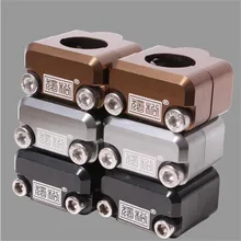 CNC мотоцикл зажим стояк руль Dirt Bike рукоятка Fat Bar адаптер Unviersal мото аксессуары мотоцикл образного руля