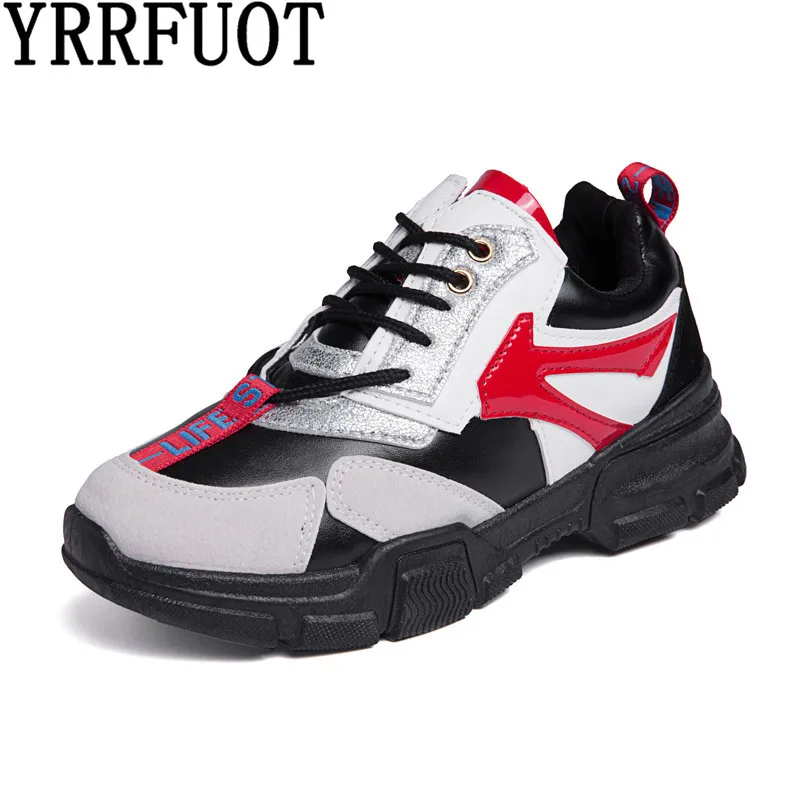 

YRRFUOT Women Sneakers Fashion Shoes Flyknit Lace-up Comfortable Trend Shoes For Woman Zapatillas Hombre Zapatos Leopardo Mujer