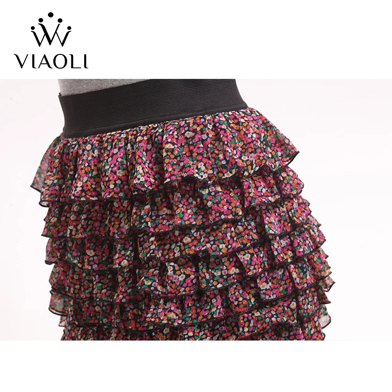 Viaoli Saia Женская юбка Faldas Jupe модная эластичная высокая талия сексуальный женский костюм школьницы клетчатая Ночная супер мини плиссированная юбка