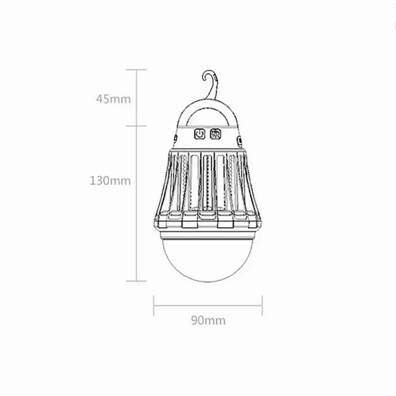 Mosquito Killer Light UV Solar LED Electric Fly Insect Bug Pest Trap Zapper Killer Night Lamp USB Repellent Lights (6)