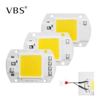 

20W 30W 50W High Power Integrated COB Chip Lamp 220V Matrix LED Spotlight DIY Projector Flood Light Outdoor Street Lampada