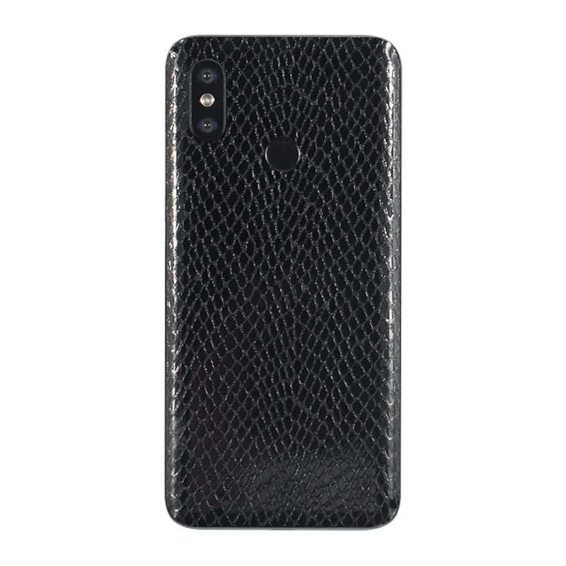 NOTOW Fashion Crocodile leather PVC Sticker Wrap Skin Mobile Back Paste Protective Film for xiaomi 9/8Lite/6x/8/8se/MI A2 xiaomi leather case chain Cases For Xiaomi