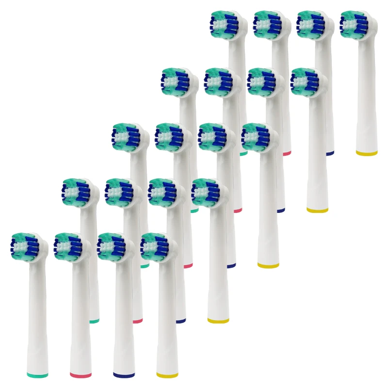 

20PCS Replacement Electric Toothbrush Heads For Oral B Electric Tooth Brush Advance Power/Pro Health/Triumph/3D Excel/Vitality