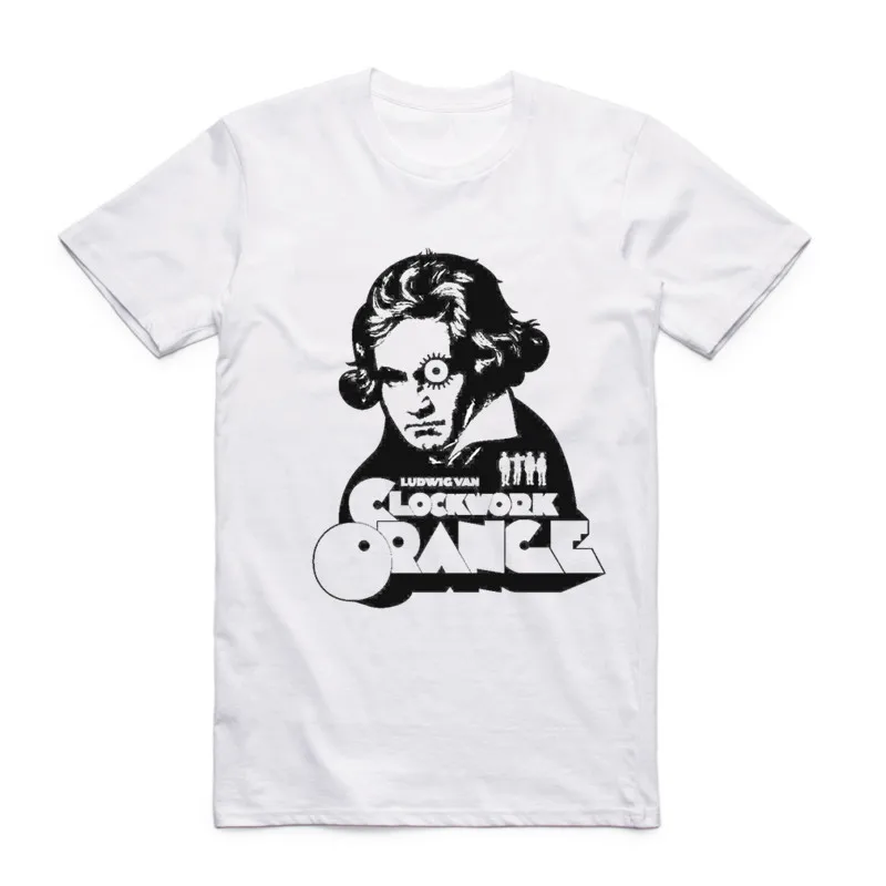 Droog T-shirt A Clockwork Orange Kubrick gars S-XXXL