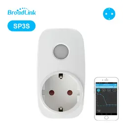 Broadlink SP3S ЕС управление Smart Беспроводной Wi Fi мощность разъем 16A 3500 Вт с счетчик энергии IOS Android дистанционное управление