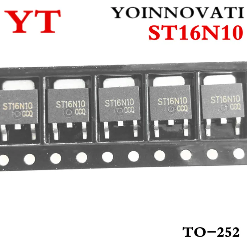 

Бесплатная Доставка 10 шт./лот ST16N10 16N10 100 V 12A-252 наилучшее качество ic.