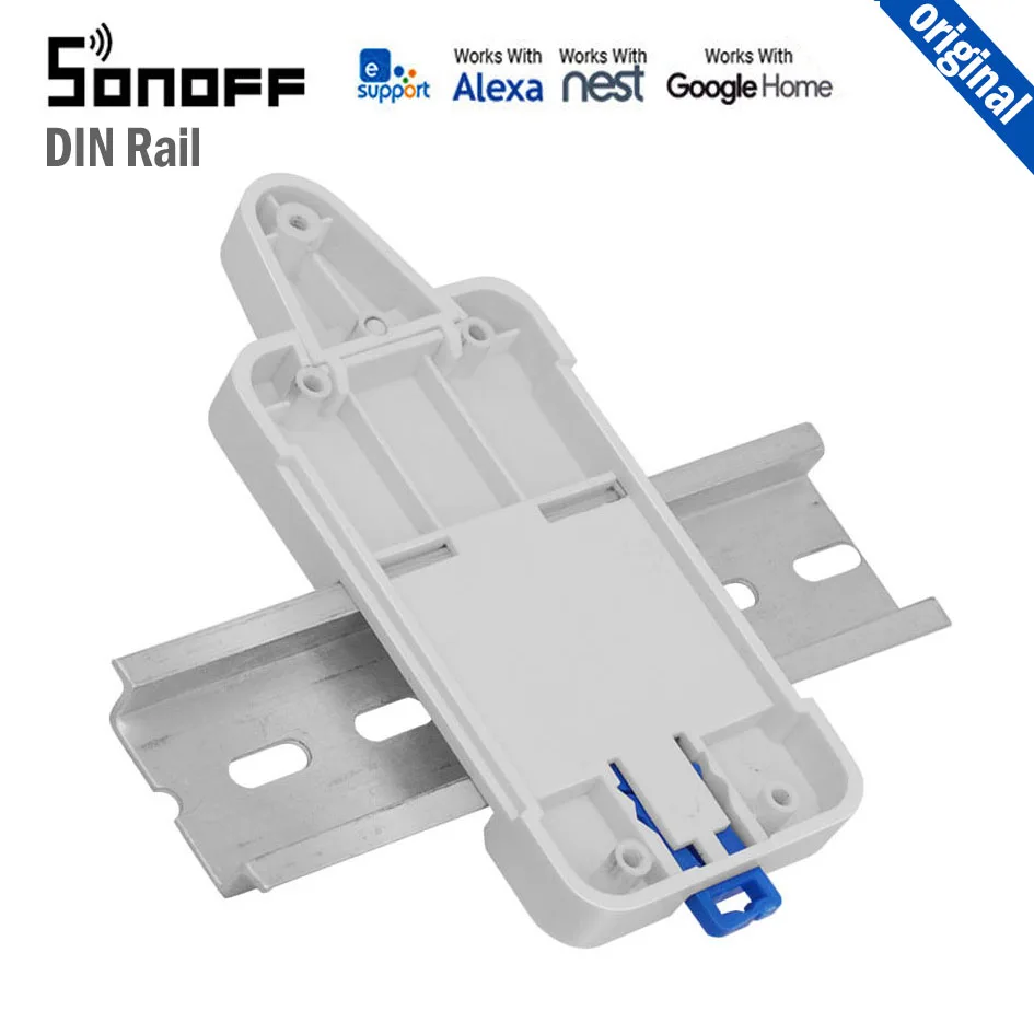 SONOFF DR DIN Rail лоток Регулируемый монтируемый Чехол держатель решение для Basic R2 R3 RFR2