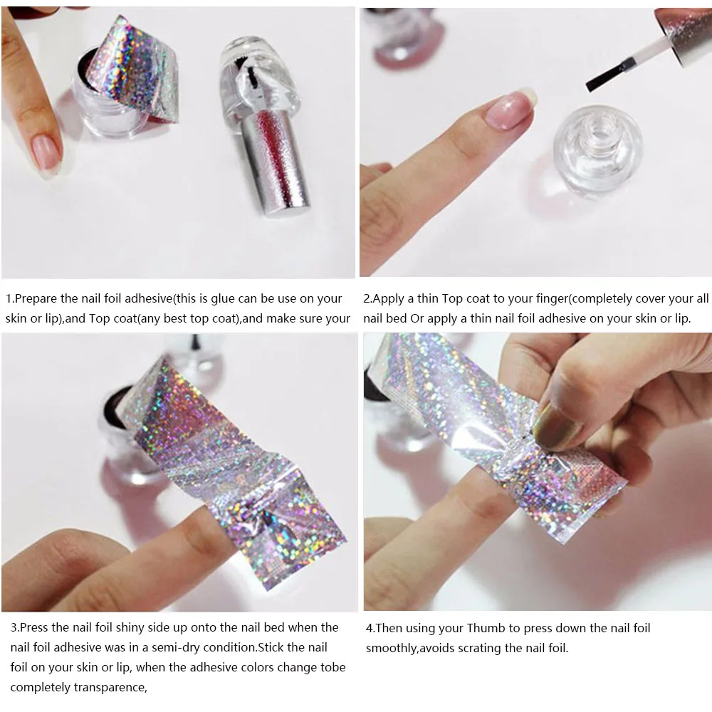 16 шт лазерные Фольга для ногтей звездное небо смешанный дизайн переводные наклейки для дизайна ногтей голографические бумажные наклейки для маникюра декор для ногтей