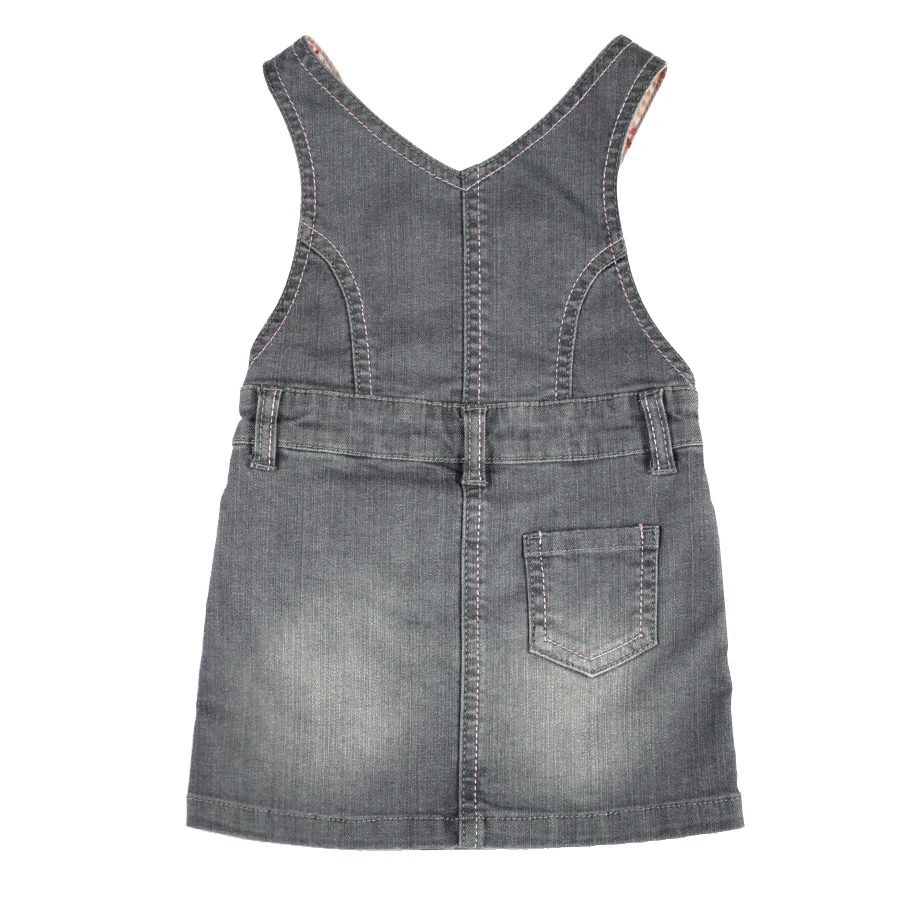 2 Baby Girls Jeans Dresses Denim Jumpsuits Suspender Mini Sundresses Newborn Baby Overalls Bebe Straps A-line Children Clothing