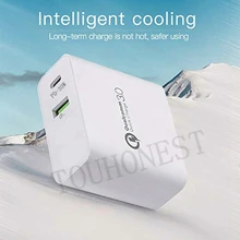 PD 30 W зарядное устройство для iPhone samsung huawei Tablet QC 3,0 быстрое настенное зарядное устройство США ЕС Великобритания штекер Адаптер мульти Тип C USB быстрое зарядное устройство