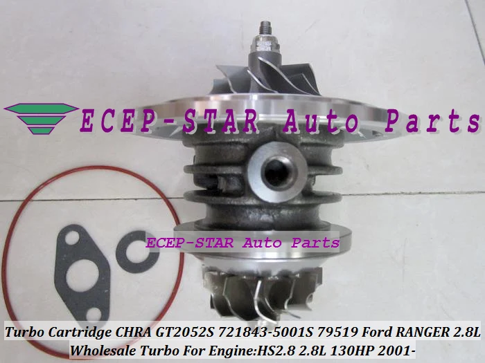 Turbo Cartridge CHRA Core For Ford RANGER Truck Maxion 01- 2.8L HS2.8 130HP GT2052S 721843 721843-5001S 721843-0002 Turbocharger (5)