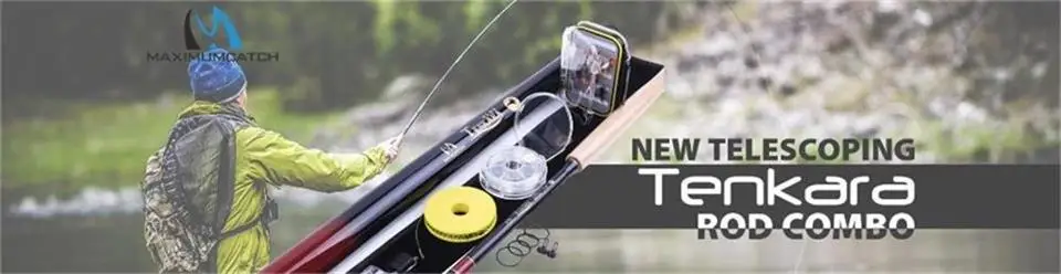 Maxcatch телескопическая летучая Удочка 9-13FT Tenkara Fly удочка& Tenkara мухи& леска& Коробка