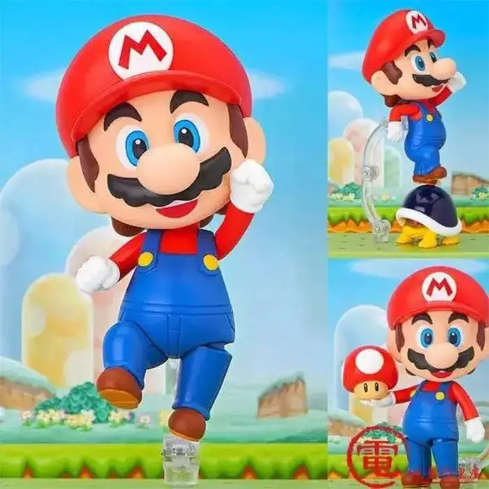 Nendoroid Super Mario Brother Mario 473 Luigi 393 PVC font b Action b font font b