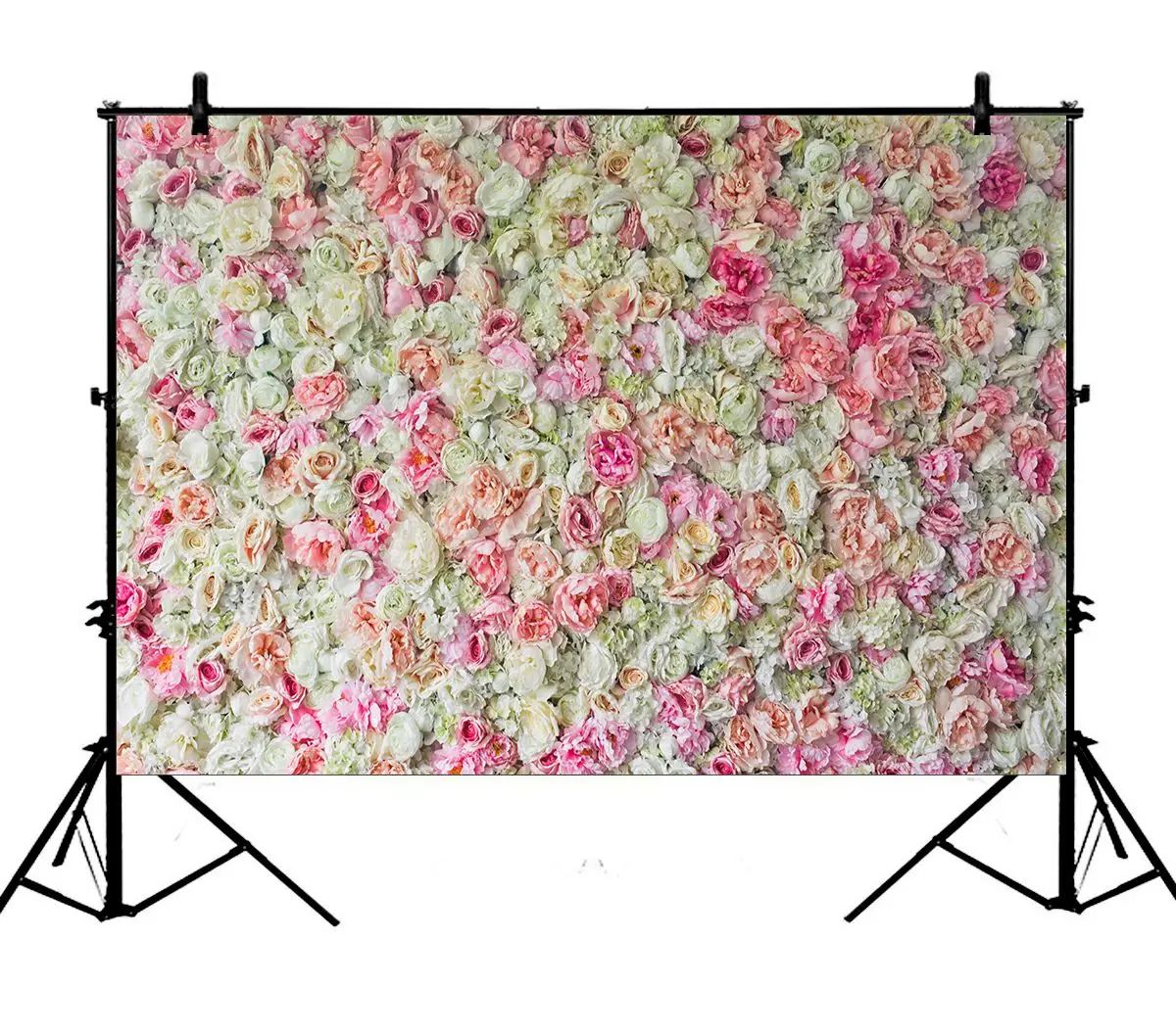 

5x7ft Beautiful Flowers Colorful Wedding Polyester Photo Background Portrait Backdrop