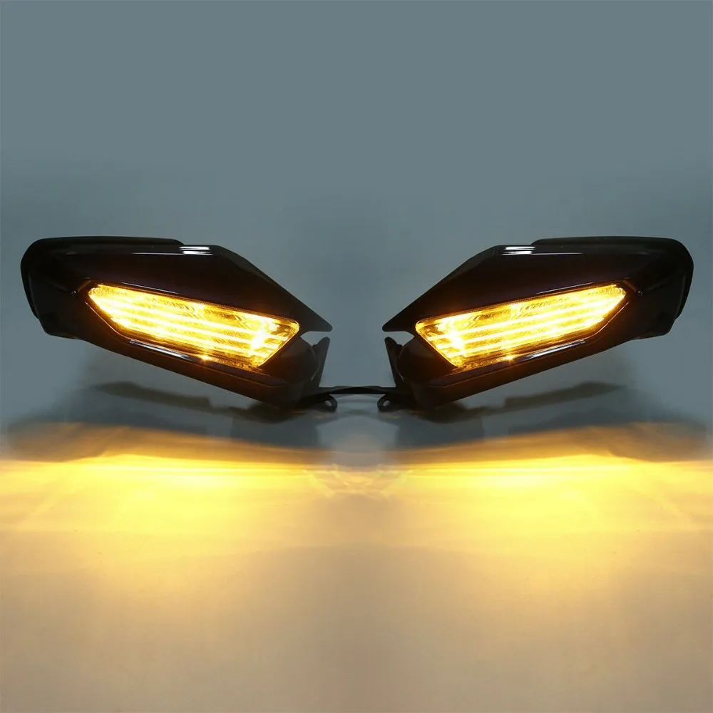 

Pair Rear View Mirror LED Signal Light Lens For Honda Goldwing GL1800 GL 1800 2018