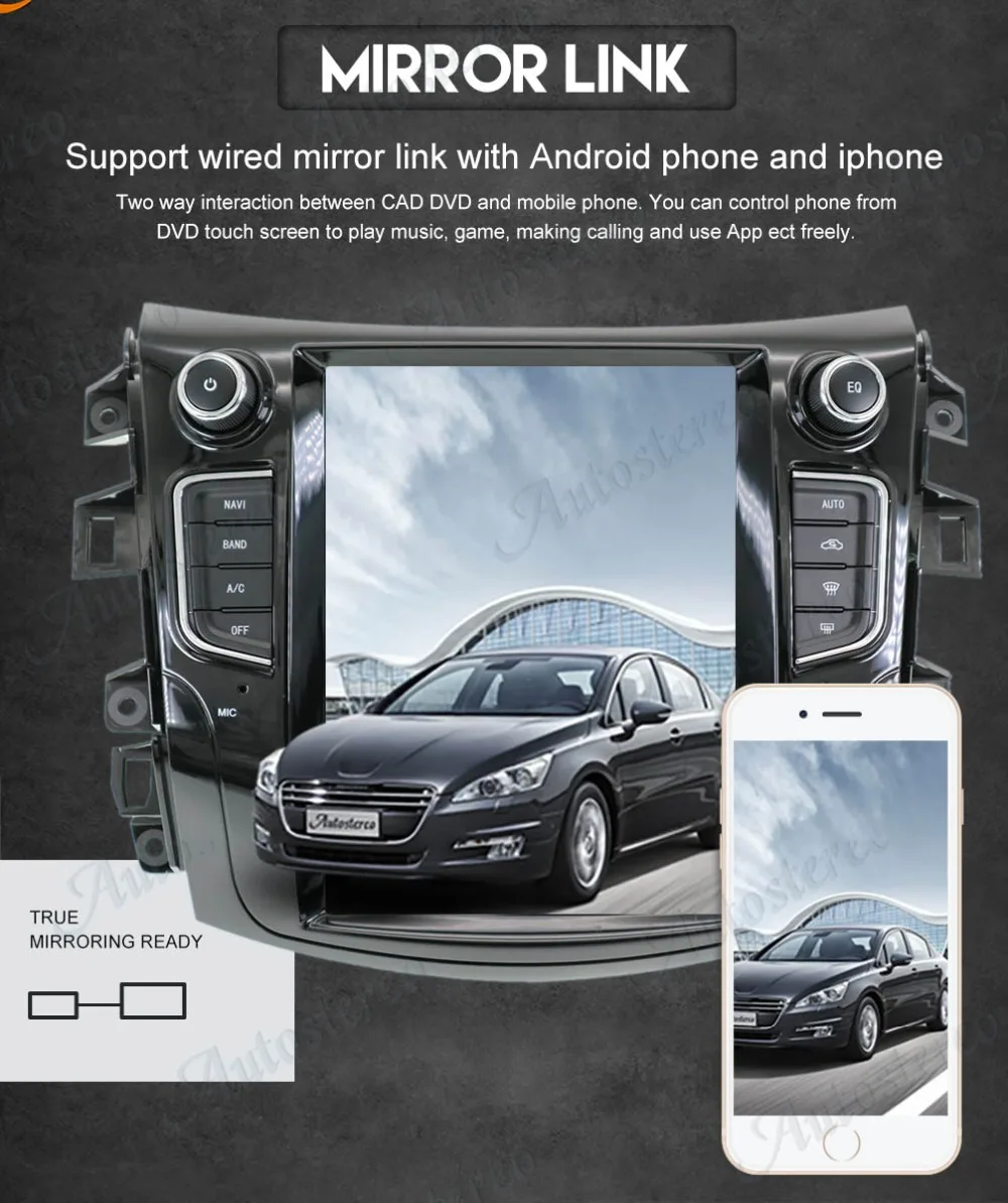 Sale Tesla style Android9 Car GPS Navigation For NISSAN NP300 Navara 2014+ multimedia tape radio recorder head unit PAD No DVD player 19