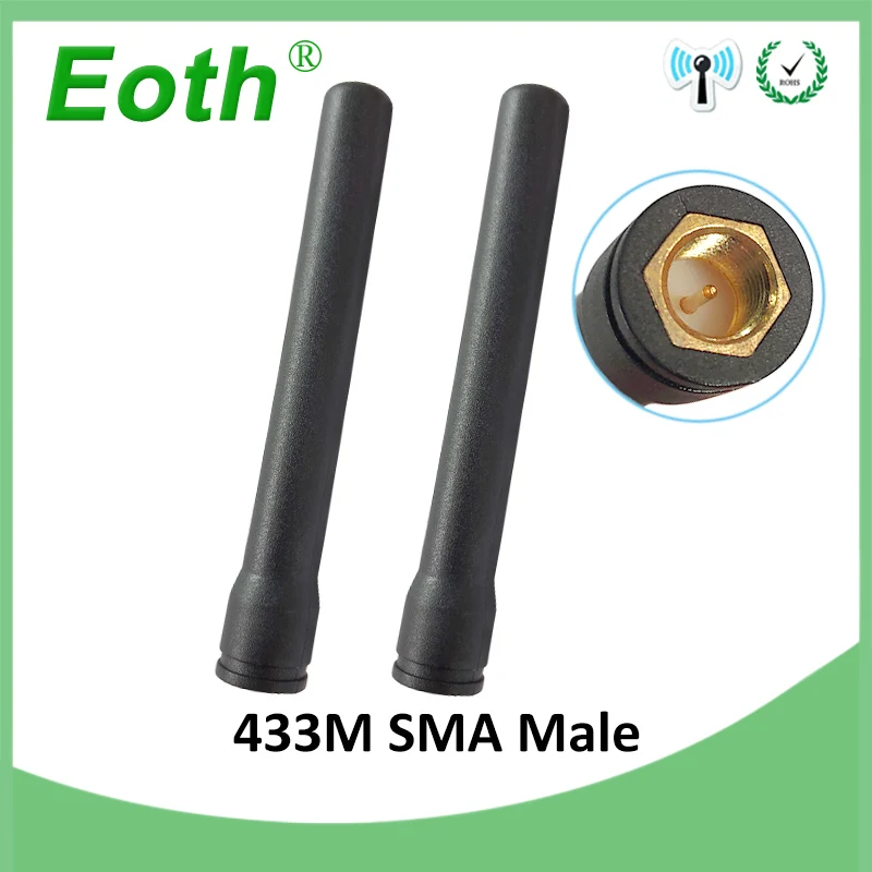 

20pcs 433MHz Antenna 3dBi SMA Male Connector 433 mhz Antennas antena Directional Waterproof Antenne Wireless Lorawan watermeter