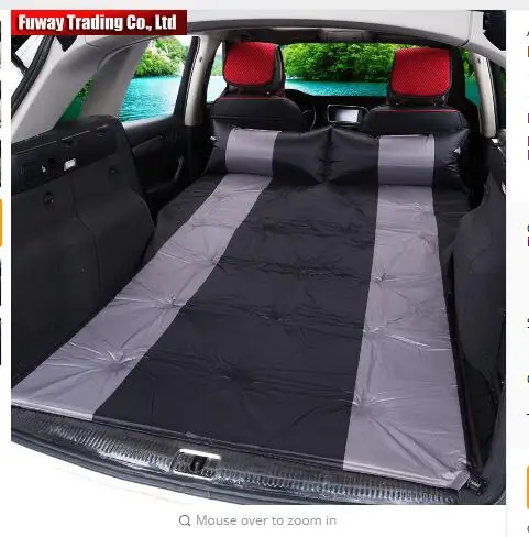 Automatic Inflatable Car Back Seat Cover Car Air Mattress Travel Bed