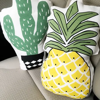 

New lovely pineapple hold pillow cushion for kids bedroom car pillow sofa cushion plant cactus