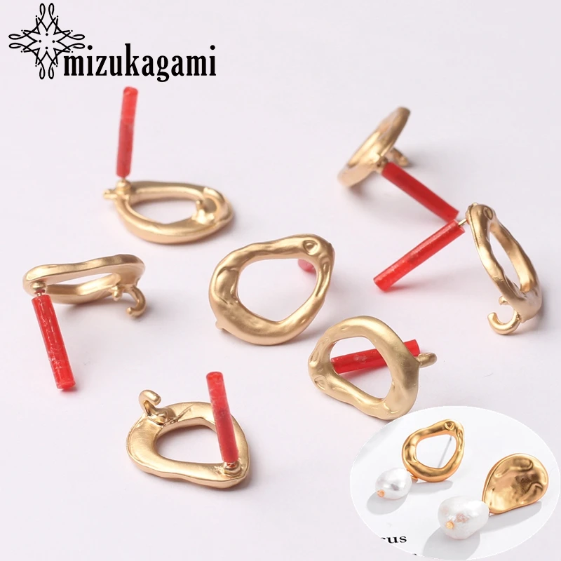 

Golden Zinc Alloy Hollow Water Drop Earrings Base Connectors Linker 14*19mm 6pcs/lot For DIY Fashion Earrings Making Accessories