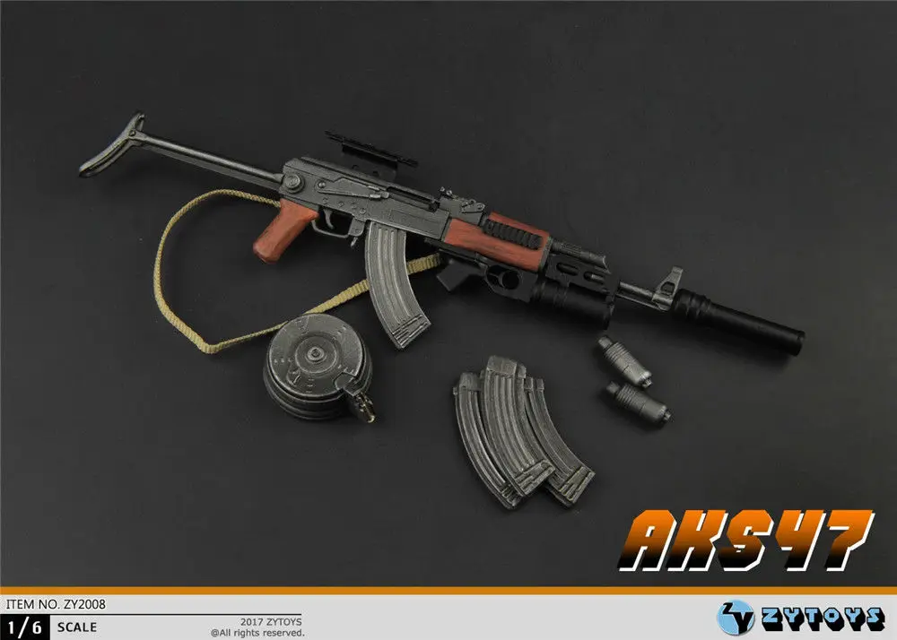 1:6 весы игрушки пластиковый пистолет Модель AKS47 оружие аксессуары складной подходит для 1" Экшн фигурки аксессуары