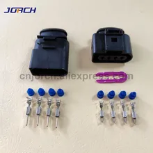 2 комплекта 3,5 серии 4 pin водонепроницаемый кабельный разъем авто разъем 1J0973724 1J0973824 для VW audi