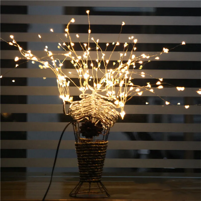

Hi-Lumix 198 leds Led string light DC12V 36 Branches outdoor decoration tree lamp WIth EU US AU UK plug for party lighting