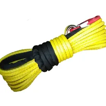 Горячая 14 мм 30 метров синтетический трос лебедки/линия с крюком для внедорожника/4wd/utv/suv