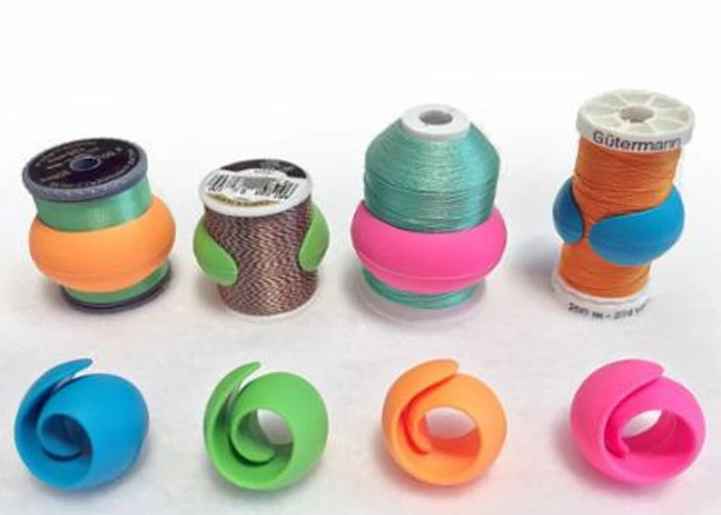 Buy DOMESTI12PCS THREAD SPOOL HUGGERS KEEP THREAD