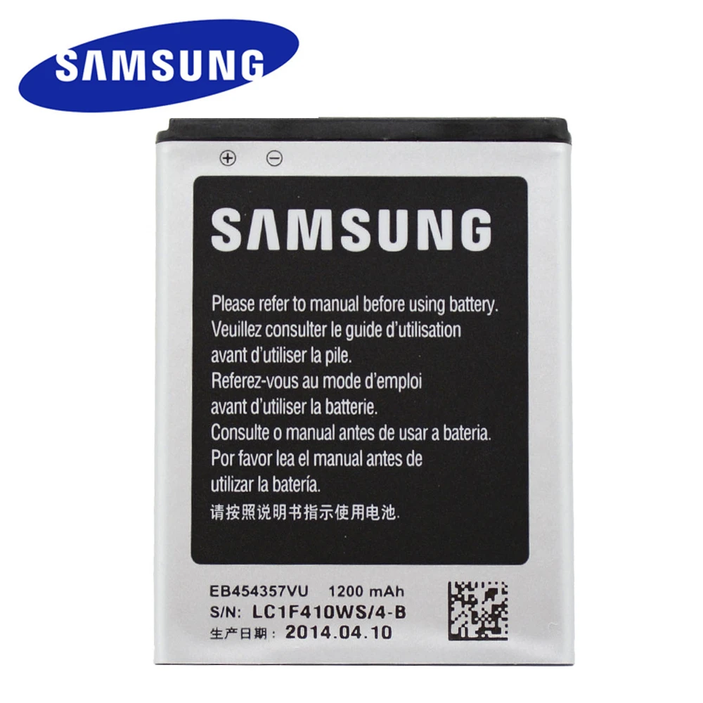Originele Batterij EB454357VU voor Samsung Galaxy Y S5360 Y Pro B5510 Wave  S5380 Pocket S5300 Chat B5330 1200 mAh Li Ion|Mobiele telefoon Batterijen|  - AliExpress