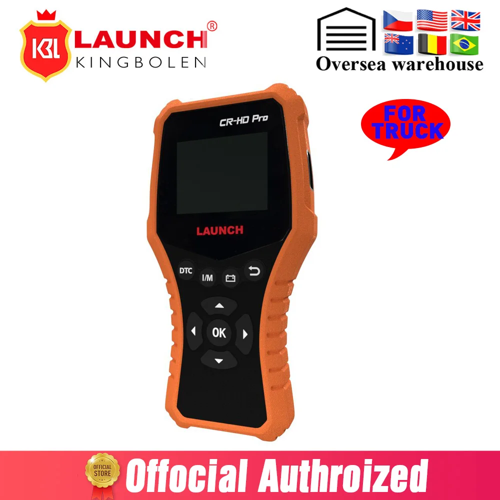 

New arrival LAUNCH CR-HD Pro OBD Tool For Truck OBD2 Code Reader Scanner OBDII EOBD diagnostic tool x431 CR-HD Pro free update