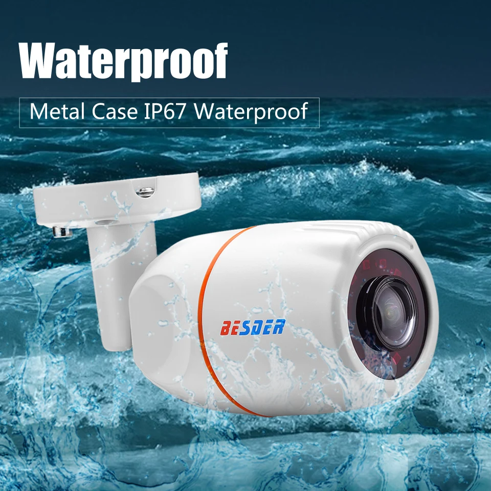 IP камера BESDER панорамная с функцией рыбий глаз 12 В/48 В 1080P|ip camera|cctv outdoor cameracamera panoramic |