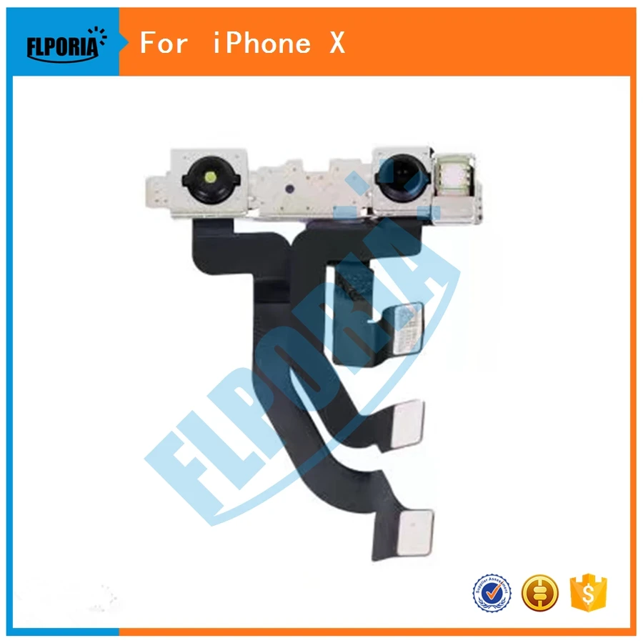 

FLPORIA For iPhone X Small Front Facing Camera Flex Cable Replacement parts