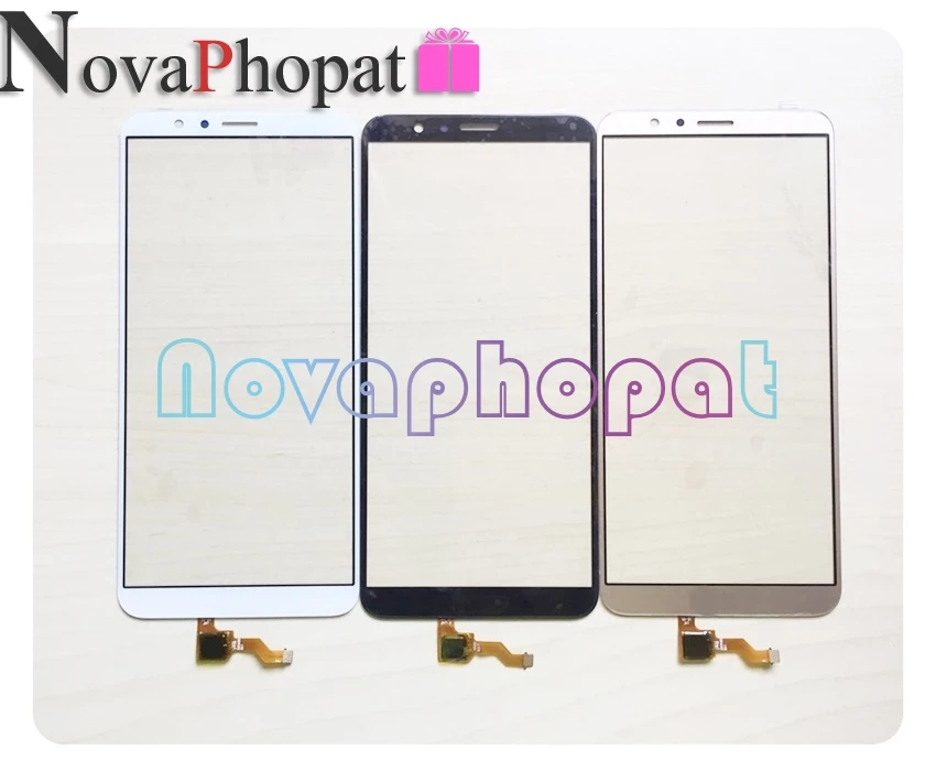 Сенсорный экран Novaphopat для Huawei Honor 7X сенсорный дигитайзер замена стеклянной