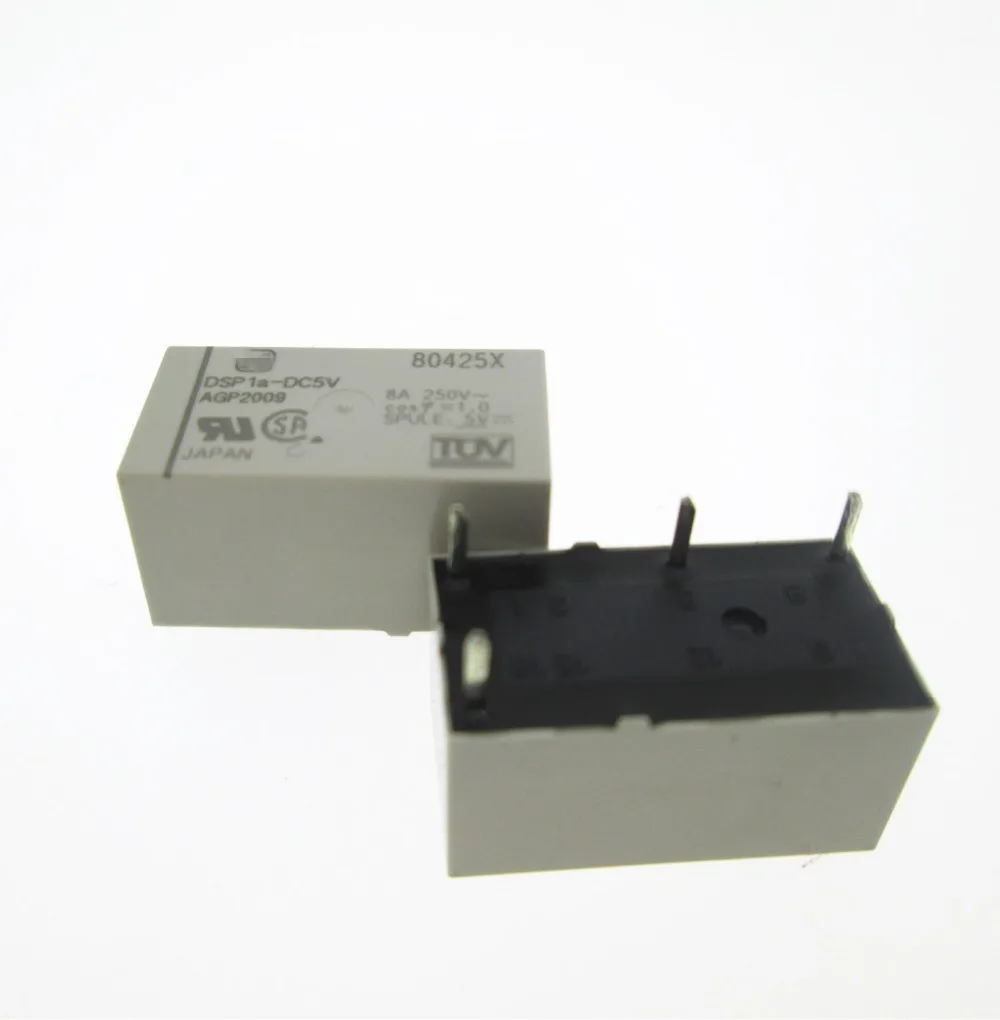 Горячая Новинка! Реле 5В стандартной яркости DSP1aDC5V пост. Тока DC5V 8A 250В перем.