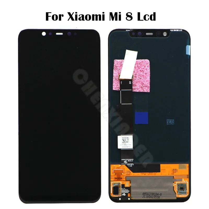 

2018 New! Supor Amoled LCD Screen For Xiaomi Mi 8 LCD Display Digitizer Touch Screen Replacement Phone Parts
