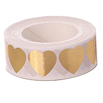 

5X High quality Gold foil 10m paper tape dot,strip,heart Christmas decorative washi tape 1pcsQ-31