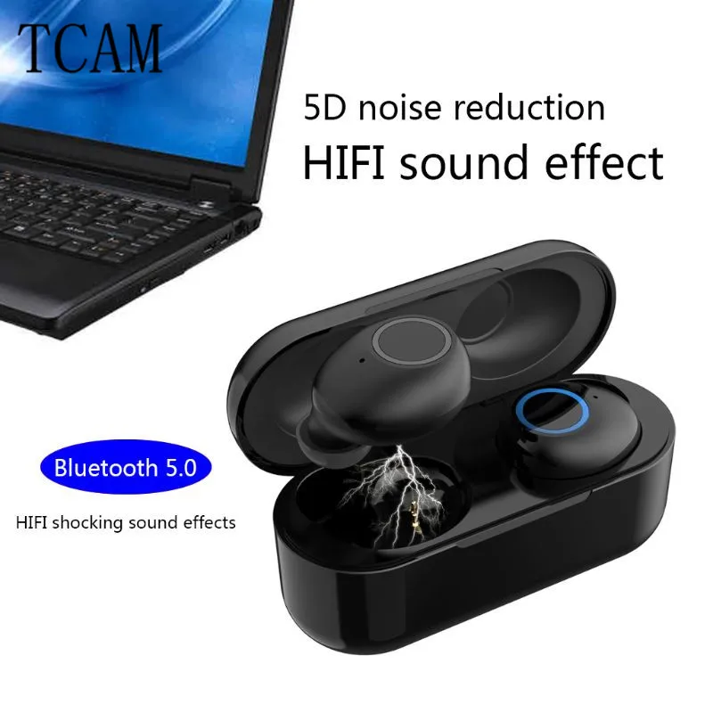 K15 капсулы TWS беспроводные наушники Мини Bluetooth V5.0 наушники гарнитура спортивные наушники глубокий бас беспроводной наушник