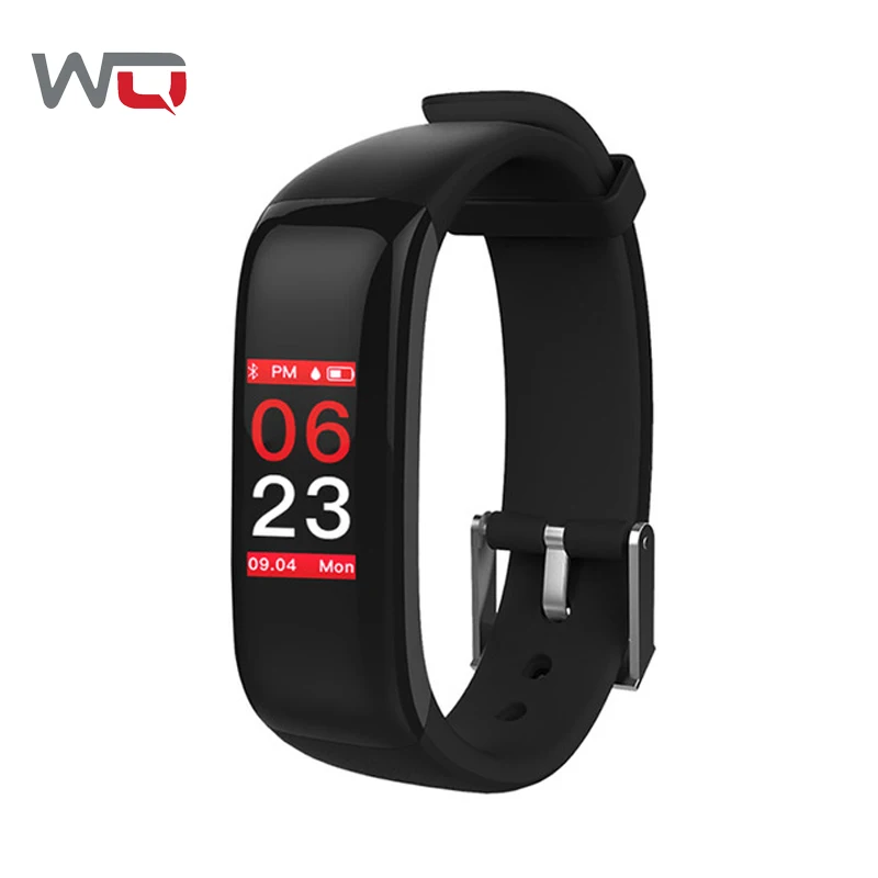 WQ P1 Plus смарт браслет измерение артериального давления монитор сердечного ритма в