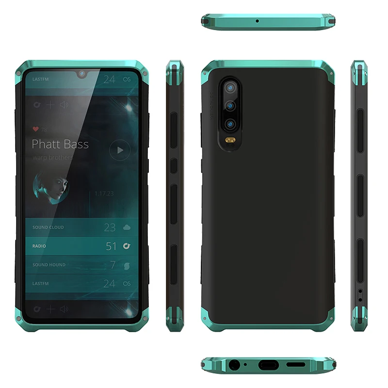 Алюминиевый металлический бампер чехол для Huawei 30 Pro ударопрочный жесткий