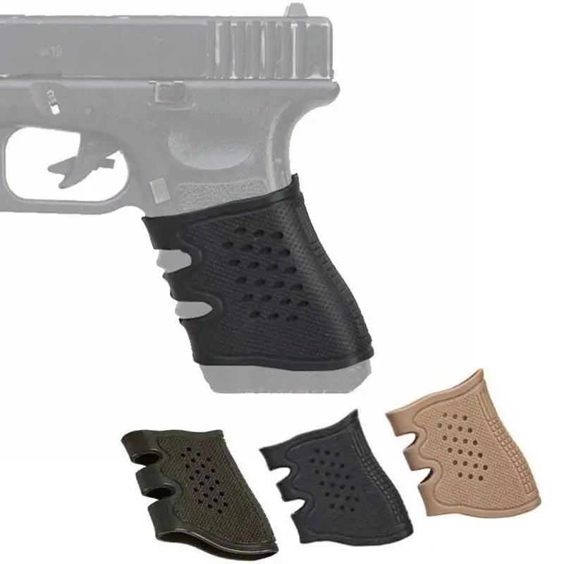 

Outdoor Hunting Accessories Tactical Gun Holster Rubber Anti-slip Glove Cover Grip Airsoft Handgun Tactical Glock Holster 17 19